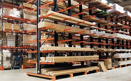 Cantilever Rack for Millard warehouses