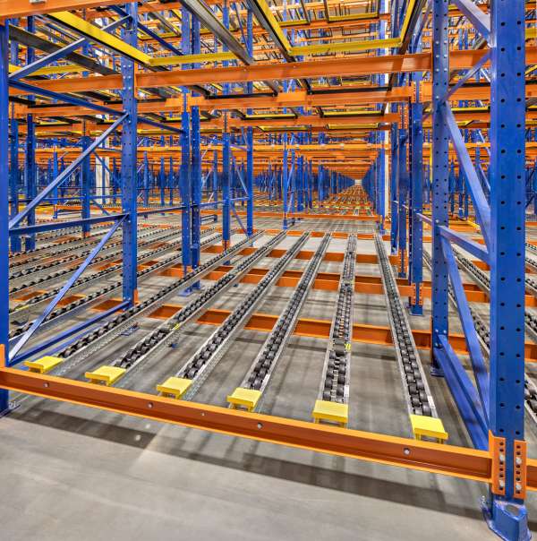 Pallet Flow Rack for Millard warehouses